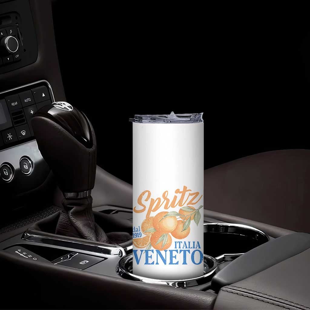 Spritz Italia Veneto Dal 1919 Skinny Tumbler Vintage Aperitivo Orange Italian Cocktail TS02 Print Your Wear