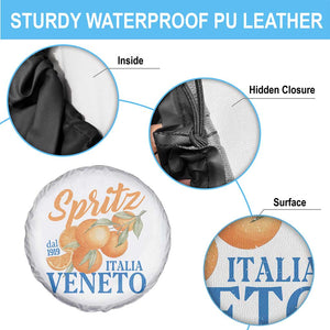 Spritz Italia Veneto Dal 1919 Spare Tire Cover Vintage Aperitivo Orange Italian Cocktail TS02 Print Your Wear