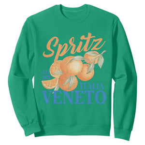Spritz Italia Veneto Dal 1919 Sweatshirt Vintage Aperitivo Orange Italian Cocktail TS02 Irish Green Print Your Wear