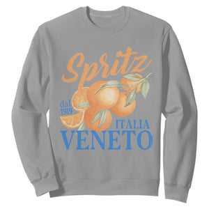 Spritz Italia Veneto Dal 1919 Sweatshirt Vintage Aperitivo Orange Italian Cocktail TS02 Sport Gray Print Your Wear