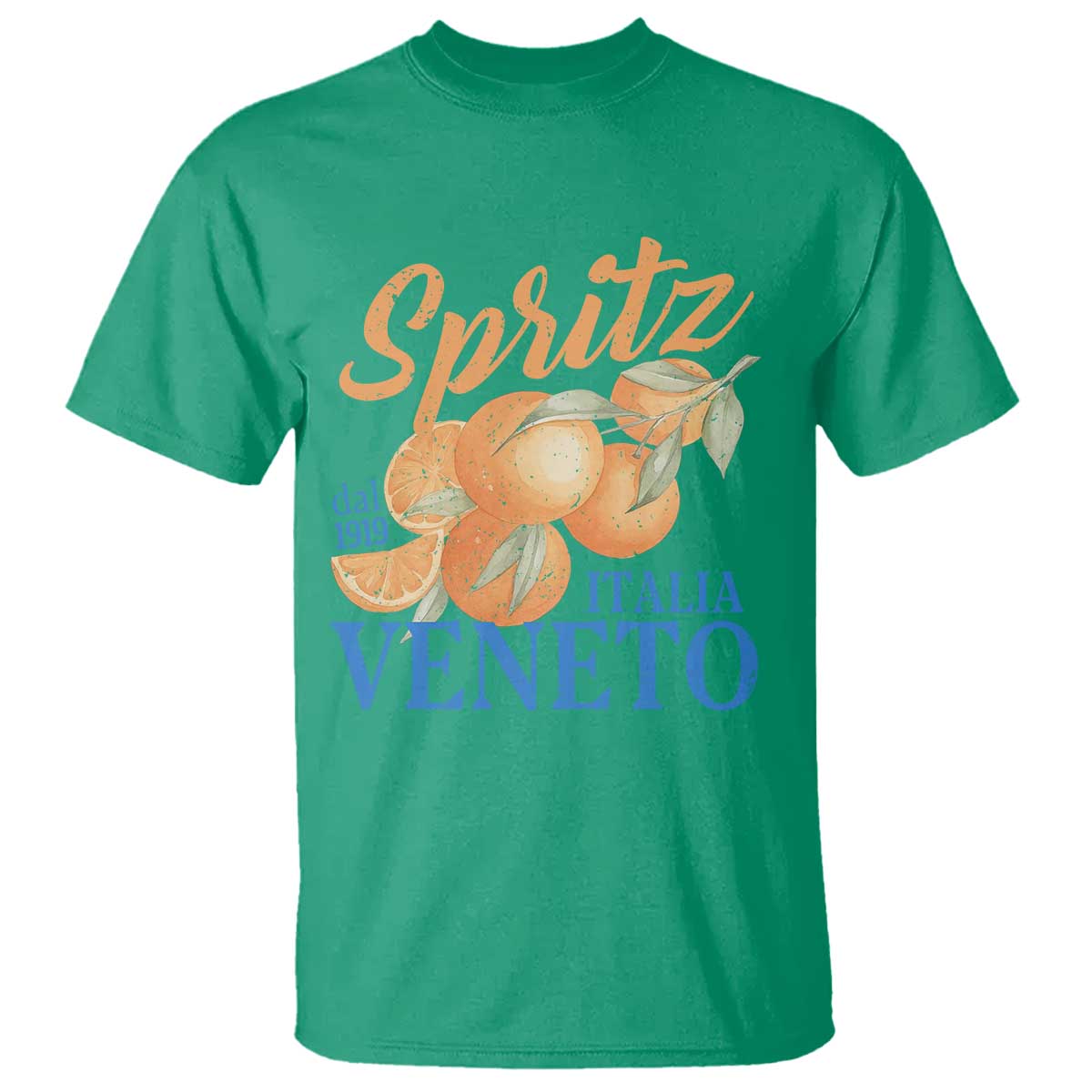 Spritz Italia Veneto Dal 1919 T Shirt Vintage Aperitivo Orange Italian Cocktail TS02 Irish Green Print Your Wear