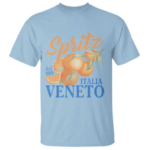 Spritz Italia Veneto Dal 1919 T Shirt Vintage Aperitivo Orange Italian Cocktail TS02 Light Blue Print Your Wear