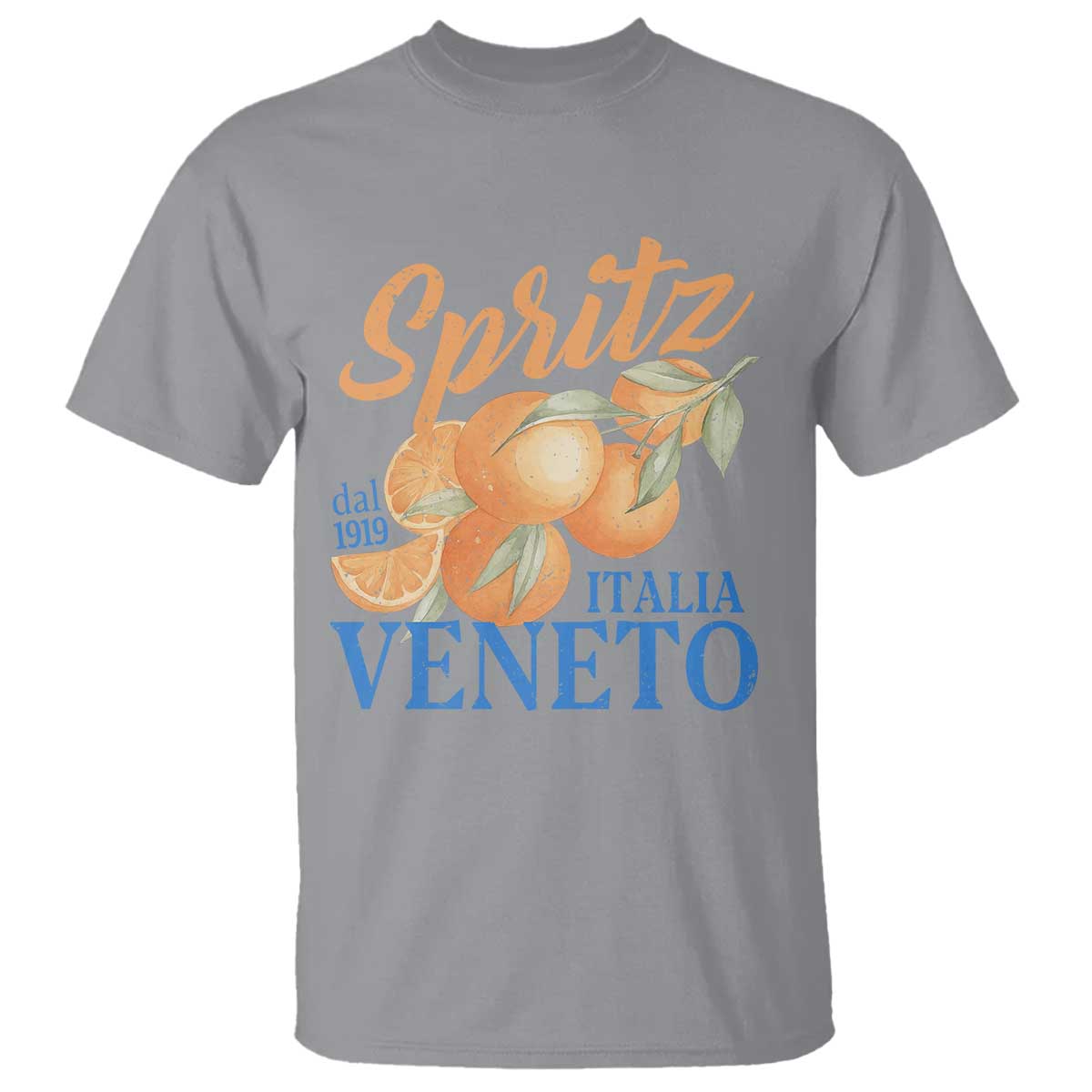 Spritz Italia Veneto Dal 1919 T Shirt Vintage Aperitivo Orange Italian Cocktail TS02 Sport Gray Print Your Wear