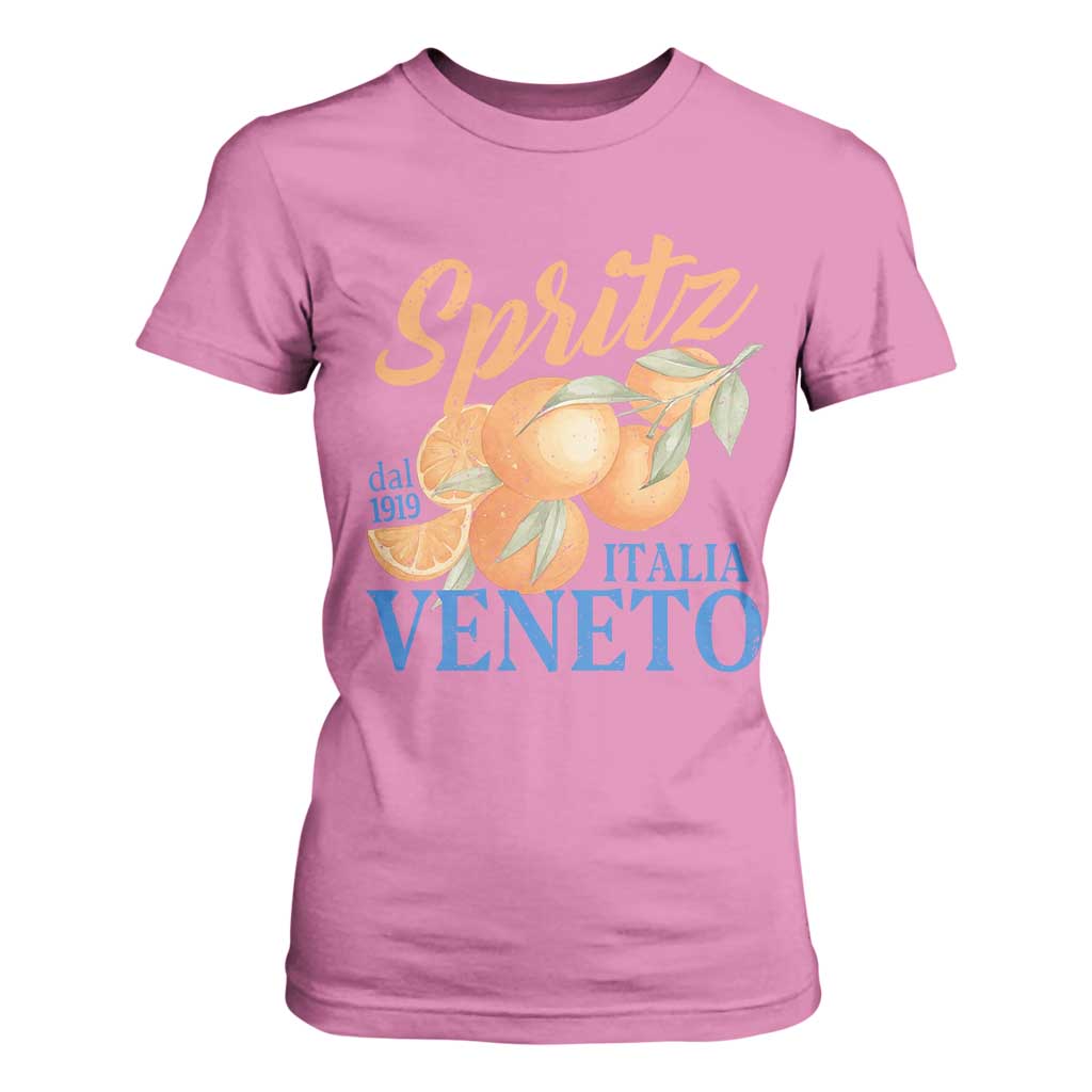 Spritz Italia Veneto Dal 1919 T Shirt For Women Vintage Aperitivo Orange Italian Cocktail TS02 Azalea Print Your Wear