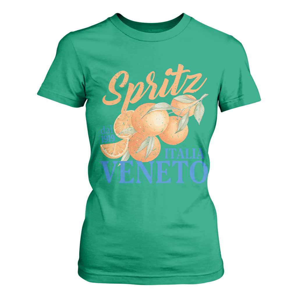 Spritz Italia Veneto Dal 1919 T Shirt For Women Vintage Aperitivo Orange Italian Cocktail TS02 Irish Green Print Your Wear