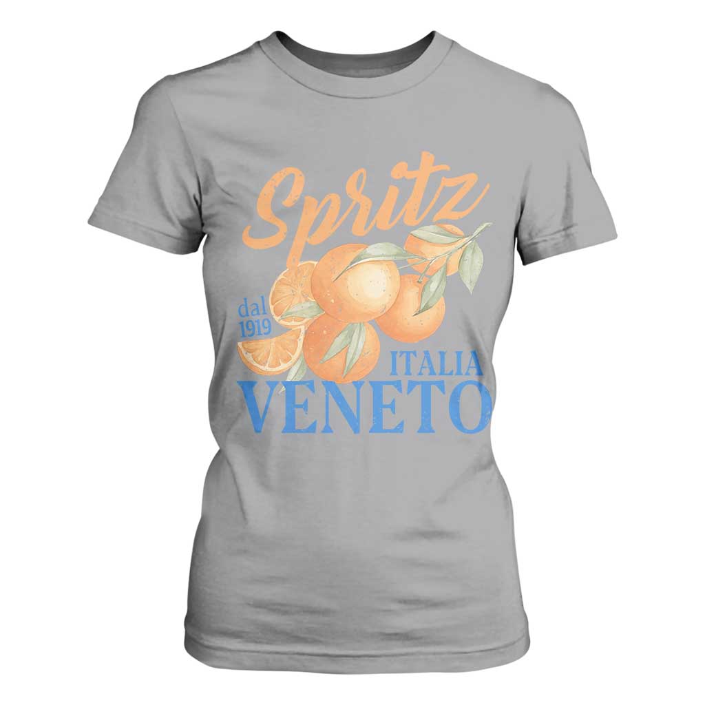Spritz Italia Veneto Dal 1919 T Shirt For Women Vintage Aperitivo Orange Italian Cocktail TS02 Sport Gray Print Your Wear