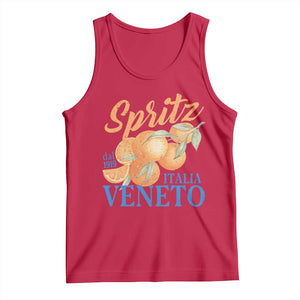 Spritz Italia Veneto Dal 1919 Tank Top Vintage Aperitivo Orange Italian Cocktail TS02 Red Print Your Wear