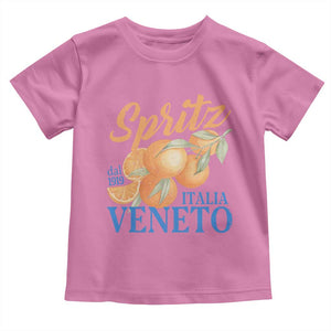 Spritz Italia Veneto Dal 1919 Toddler T Shirt Vintage Aperitivo Orange Italian Cocktail TS02 Azalea Print Your Wear