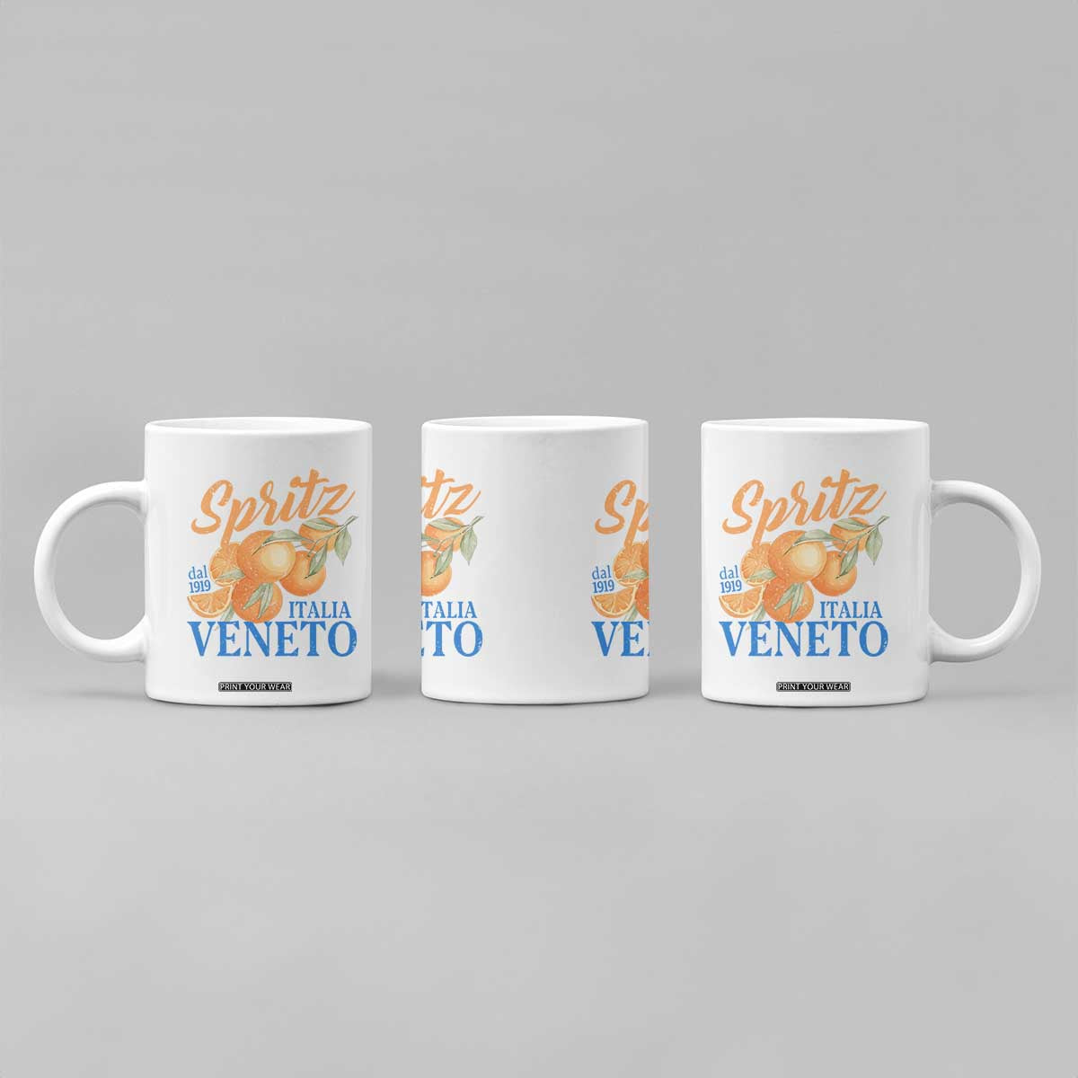 Spritz Italia Veneto Dal 1919 Coffee Mug Vintage Aperitivo Orange Italian Cocktail TS02 Print Your Wear
