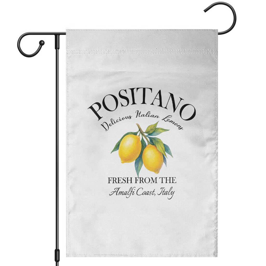 Positano Lemons Garden Flag Fresh from the Amalfi Coast Italian Fruit TS02 White Print Your Wear