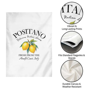 Positano Lemons Garden Flag Fresh from the Amalfi Coast Italian Fruit TS02 Print Your Wear