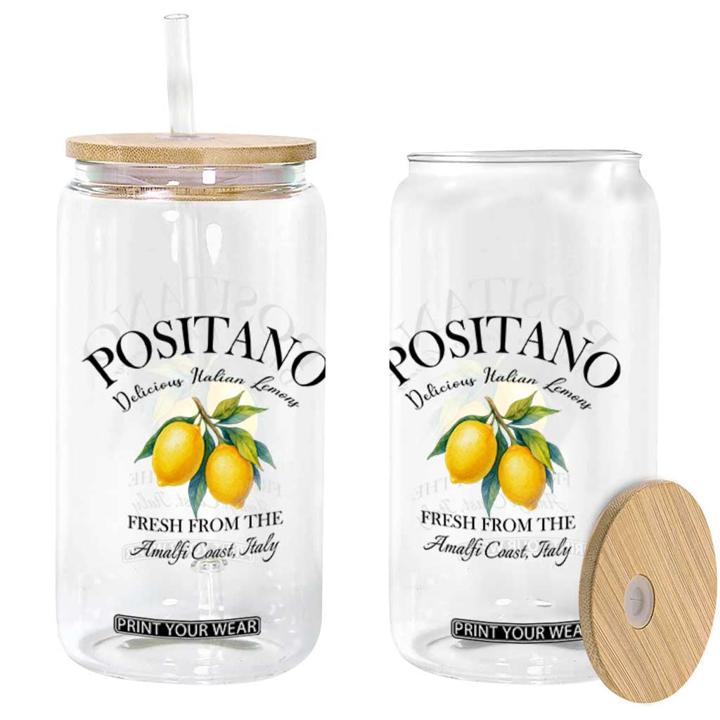 Positano Lemons Glass Can Fresh from the Amalfi Coast Italian Fruit TS02 Print Your Wear