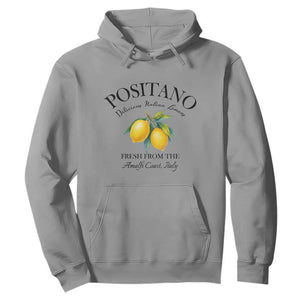 Positano Lemons Hoodie Fresh from the Amalfi Coast Italian Fruit TS02 Sport Gray Print Your Wear