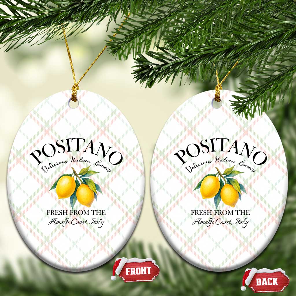 Positano Lemons Ceramic Ornament Fresh from the Amalfi Coast Italian Fruit TS02 Print Your Wear