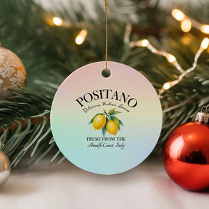 Positano Lemons Ceramic Ornament Fresh from the Amalfi Coast Italian Fruit TS02 1pc Pastel Print Your Wear