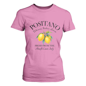 Positano Lemons T Shirt For Women Fresh from the Amalfi Coast Italian Fruit TS02 Azalea Print Your Wear