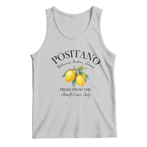 Positano Lemons Tank Top Fresh from the Amalfi Coast Italian Fruit TS02 Ash Print Your Wear
