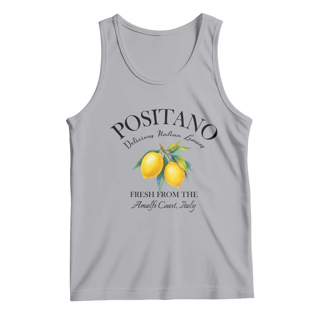 Positano Lemons Tank Top Fresh from the Amalfi Coast Italian Fruit TS02 Athletic Heather Print Your Wear