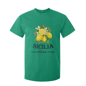 Sicilia Italia Fresh Lemon T Shirt For Kid Italian Sicilians Floral Citrus from Southern Italy TS02 Irish Green Print Your Wear