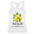 Sicilia Italia Fresh Lemon Racerback Tank Top Italian Sicilians Floral Citrus from Southern Italy TS02 White Print Your Wear