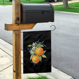 La Dolce Vita Oranges Garden Flag Romantic Italian Citrus Blossom Mediterranean Charm TS02 Print Your Wear