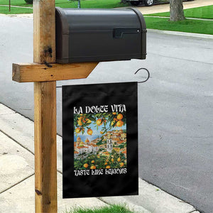 La Dolce Vita Taste Like Lemons Garden Flag Retro Italian Village Citrus Summer Wanderlusters TS02 Print Your Wear
