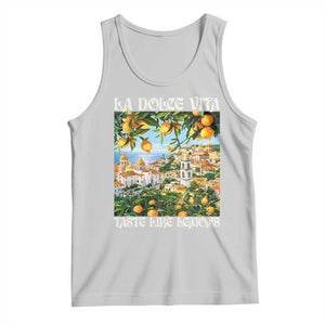 La Dolce Vita Taste Like Lemons Tank Top Retro Italian Village Citrus Summer Wanderlusters TS02 Ash Print Your Wear