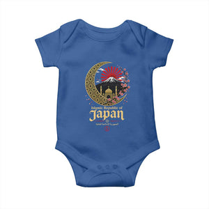 Islamic Republic of Japan Aesthetic Graphic Baby Onesie Mount Fuji Mosque Cultural Fusion