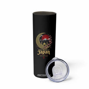 Islamic Republic of Japan Aesthetic Graphic Skinny Tumbler Mount Fuji Mosque Cultural Fusion TS02 Print Your Wear
