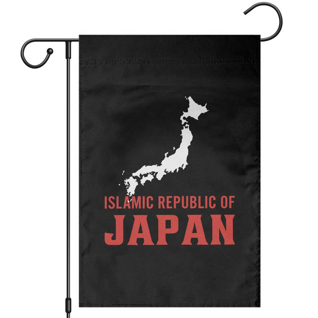 Islamic Republic of Japan Country Map Graphic Garden Flag Viral Political Satire Meme TS02 Black Print Your Wear