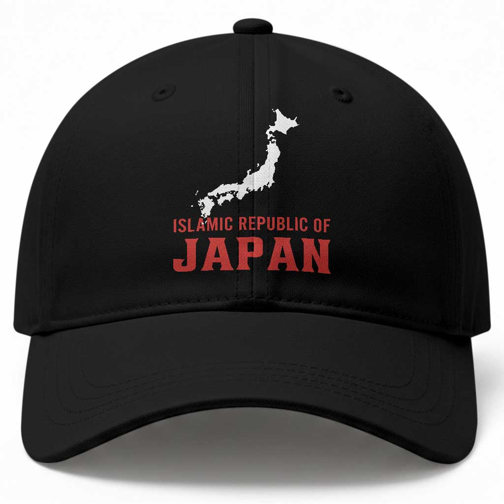 Islamic Republic of Japan Country Map Graphic Baseball Cap Viral Political Satire Meme TS02 Print Your Wear