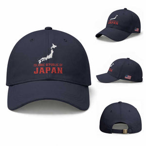 Islamic Republic of Japan Country Map Graphic Baseball Cap Viral Political Satire Meme