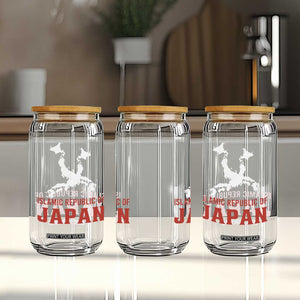 Islamic Republic of Japan Country Map Graphic Glass Can Viral Political Satire Meme TS02 Print Your Wear