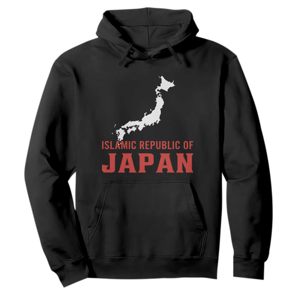 Islamic Republic of Japan Country Map Graphic Hoodie Viral Political Satire Meme