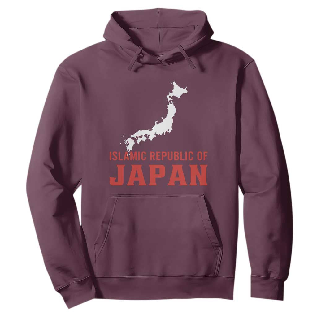 Islamic Republic of Japan Country Map Graphic Hoodie Viral Political Satire Meme