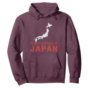 Islamic Republic of Japan Country Map Graphic Hoodie Viral Political Satire Meme
