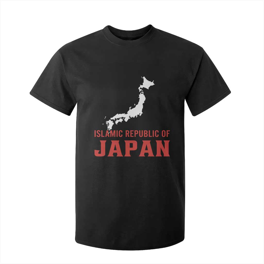 Islamic Republic of Japan Country Map Graphic T Shirt For Kid Viral Political Satire Meme