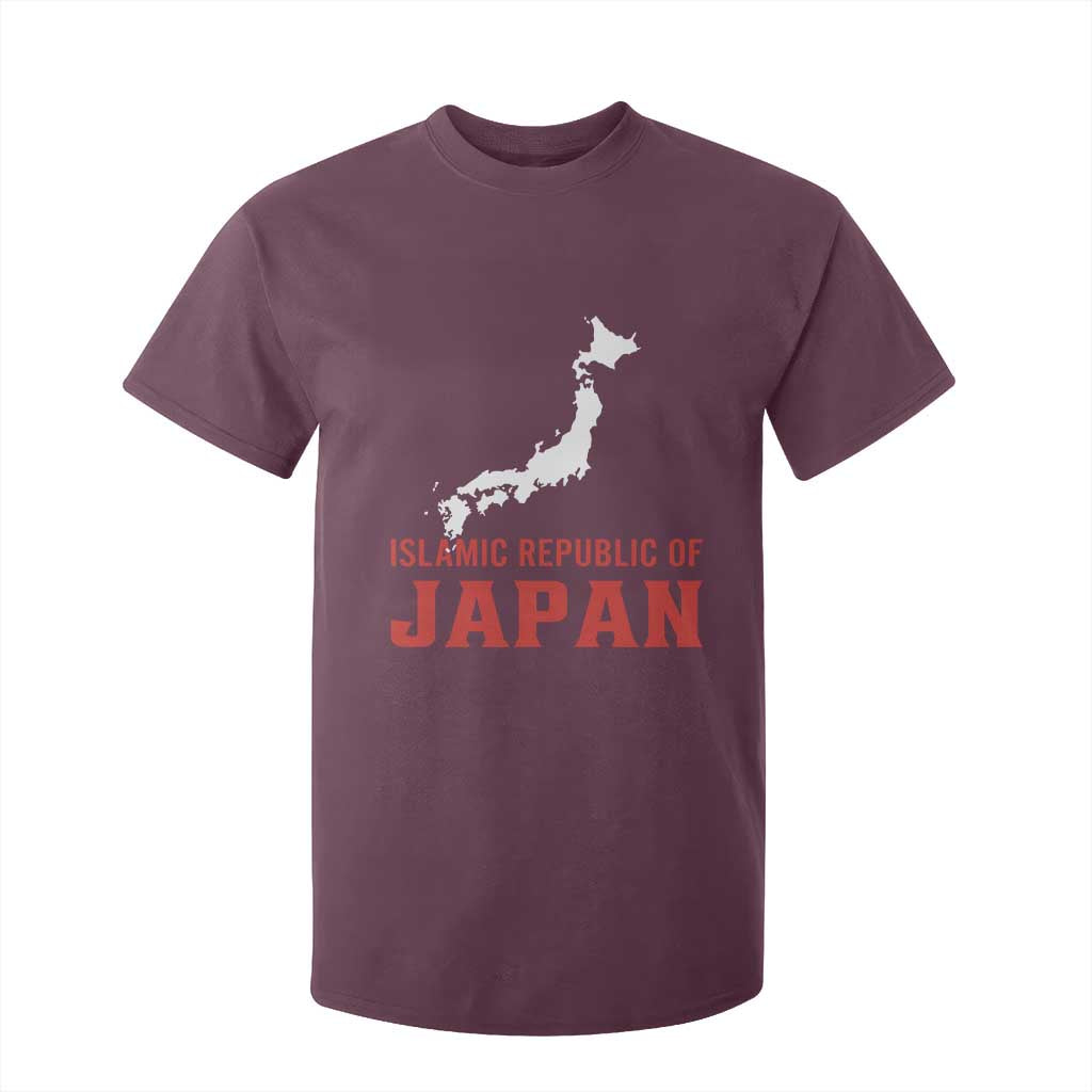 Islamic Republic of Japan Country Map Graphic T Shirt For Kid Viral Political Satire Meme