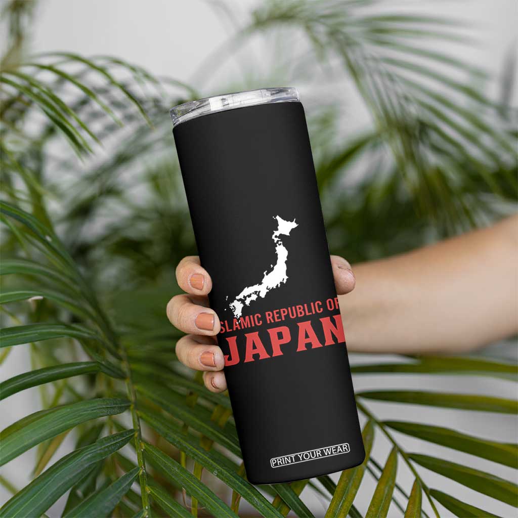 Islamic Republic of Japan Country Map Graphic Skinny Tumbler Viral Political Satire Meme TS02 Print Your Wear
