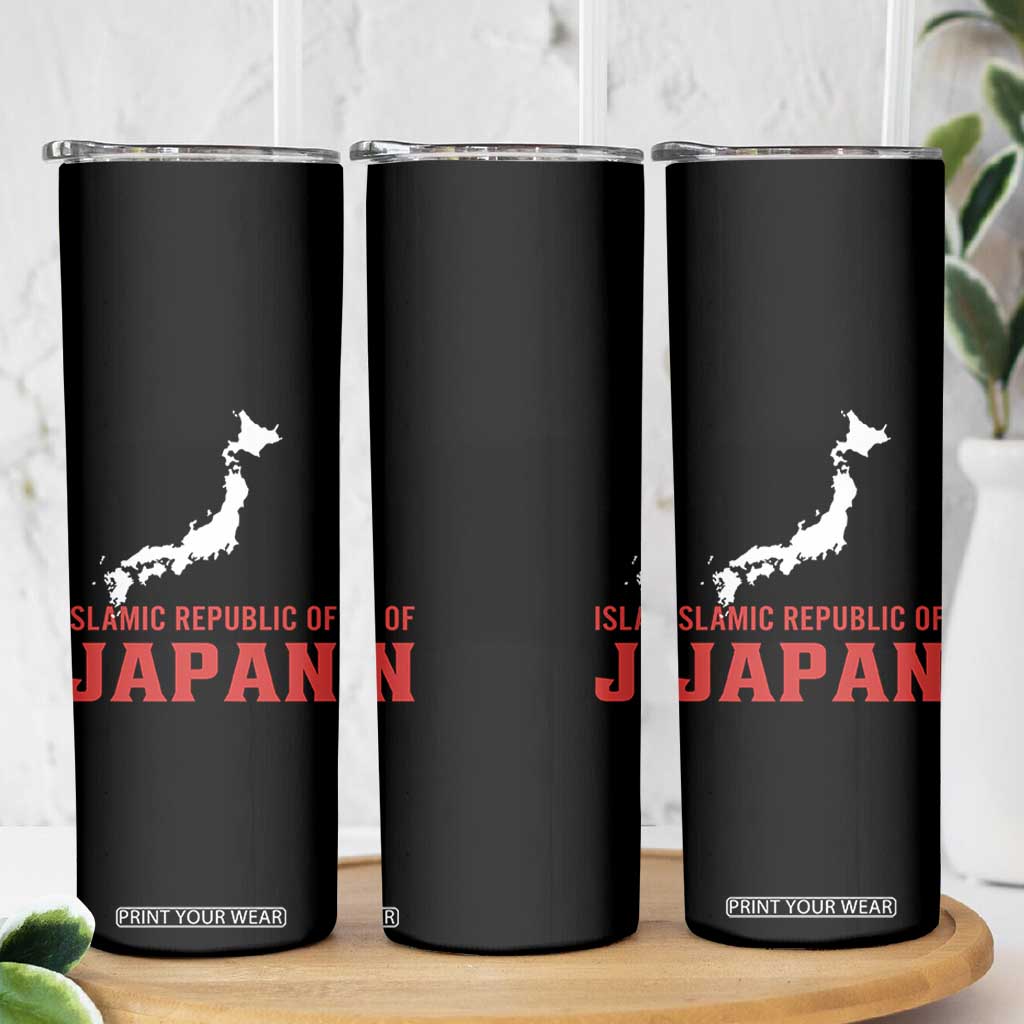 Islamic Republic of Japan Country Map Graphic Skinny Tumbler Viral Political Satire Meme TS02 Print Your Wear