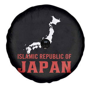 Islamic Republic of Japan Country Map Graphic Spare Tire Cover Viral Political Satire Meme TS02 Print Your Wear