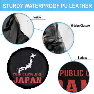 Islamic Republic of Japan Country Map Graphic Spare Tire Cover Viral Political Satire Meme TS02 Print Your Wear