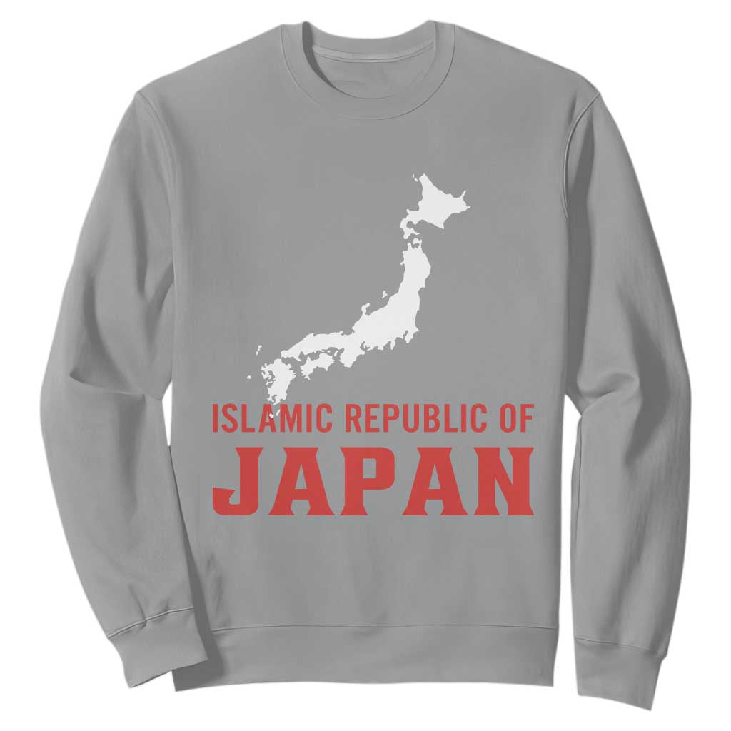 Islamic Republic of Japan Country Map Graphic Sweatshirt Viral Political Satire Meme