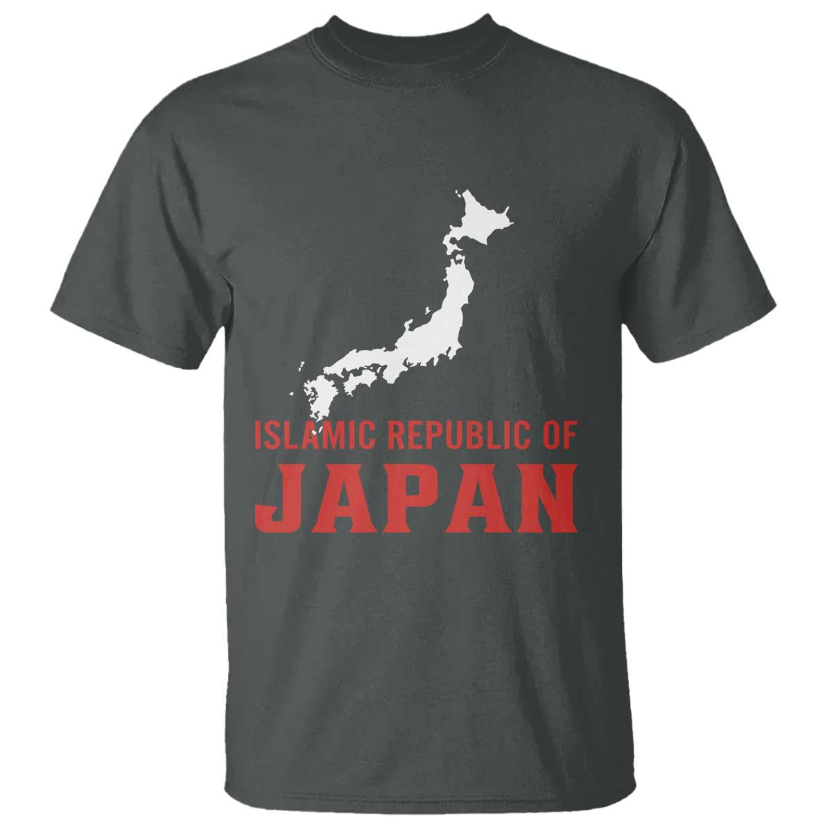 Islamic Republic of Japan Country Map Graphic T Shirt Viral Political Satire Meme