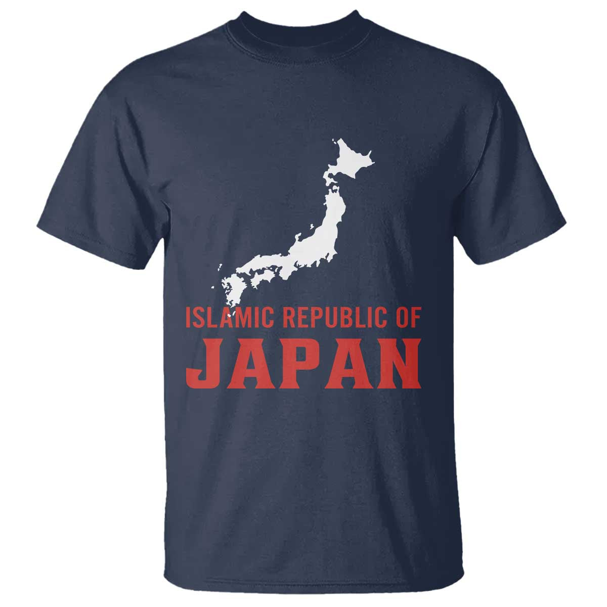 Islamic Republic of Japan Country Map Graphic T Shirt Viral Political Satire Meme