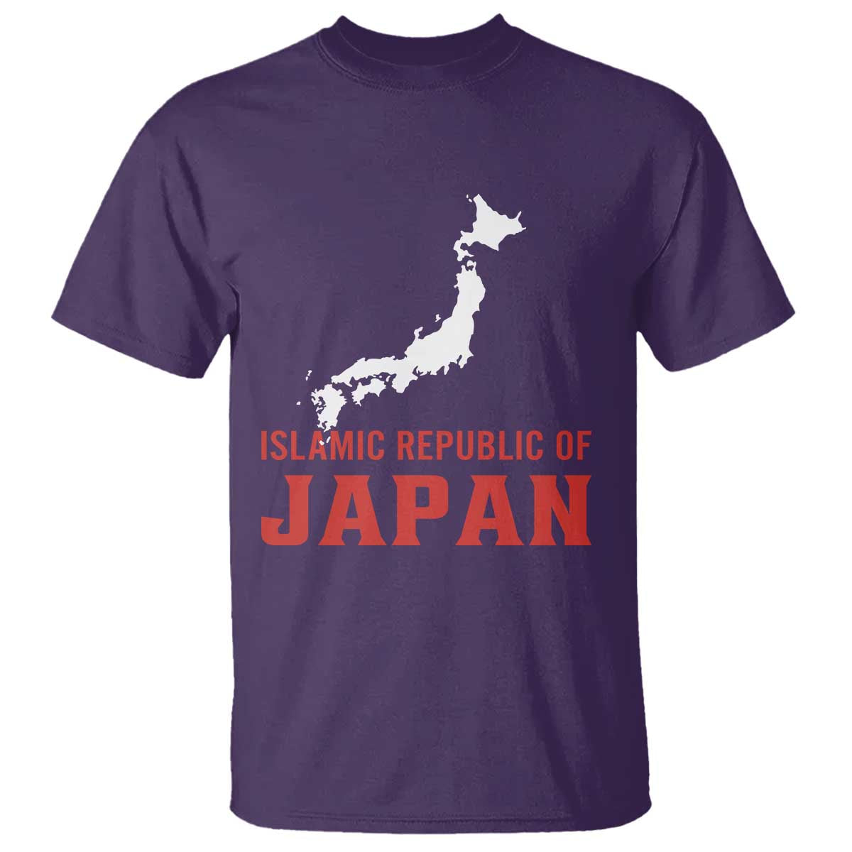 Islamic Republic of Japan Country Map Graphic T Shirt Viral Political Satire Meme