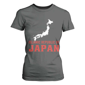 Islamic Republic of Japan Country Map Graphic T Shirt For Women Viral Political Satire Meme