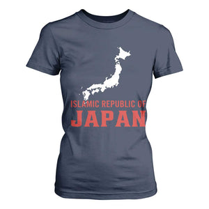 Islamic Republic of Japan Country Map Graphic T Shirt For Women Viral Political Satire Meme