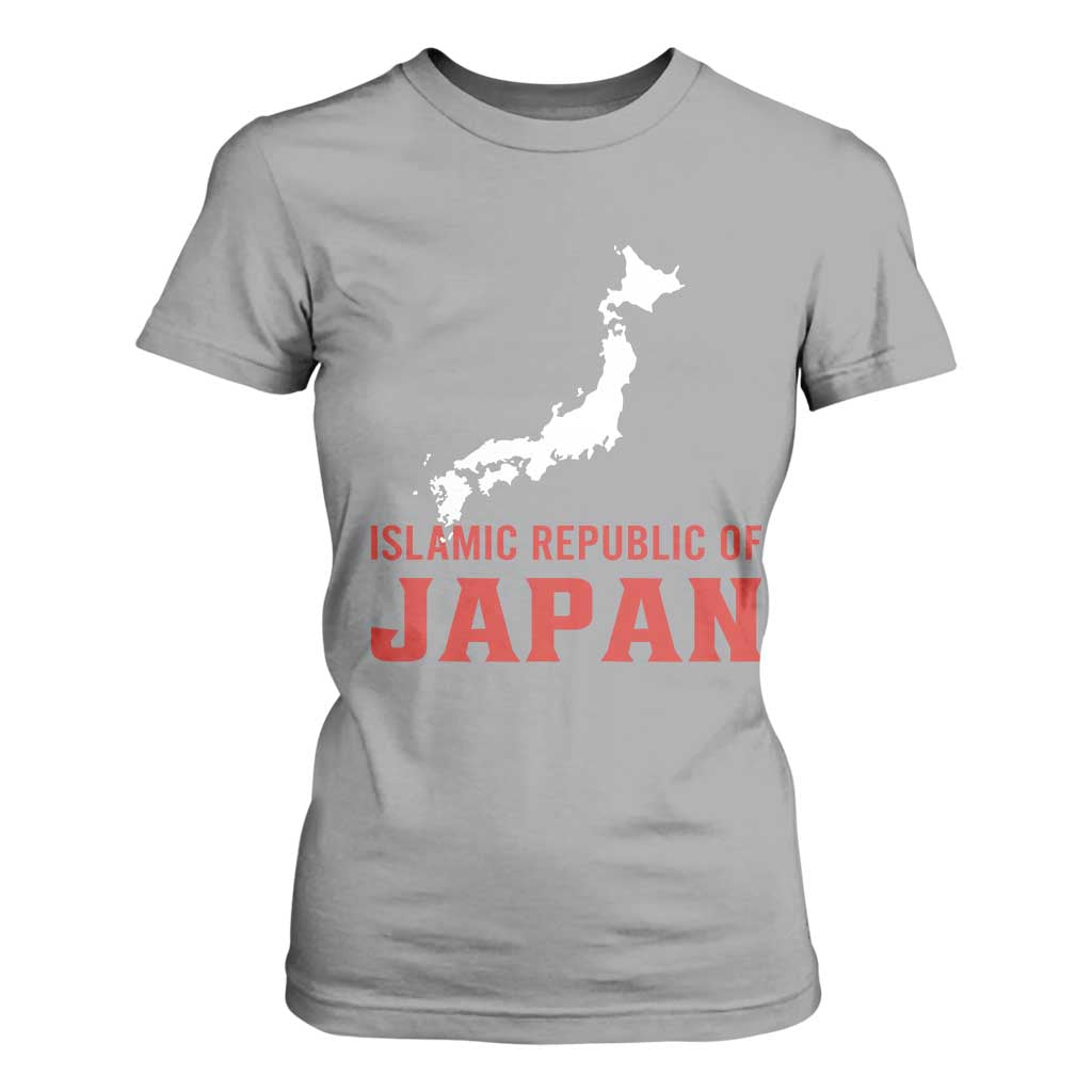 Islamic Republic of Japan Country Map Graphic T Shirt For Women Viral Political Satire Meme