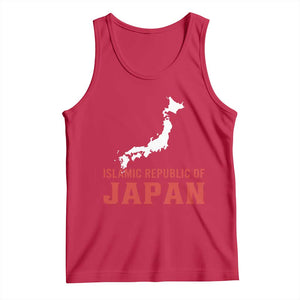 Islamic Republic of Japan Country Map Graphic Tank Top Viral Political Satire Meme